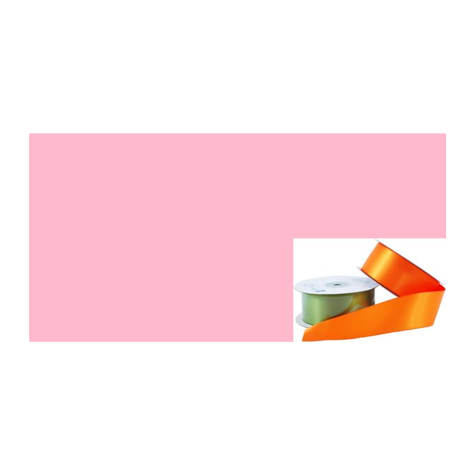 Satin Ribbon 38mm Light Pink (20m roll)