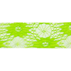 Dentelle Florale 40mm - Vert (au mètre)