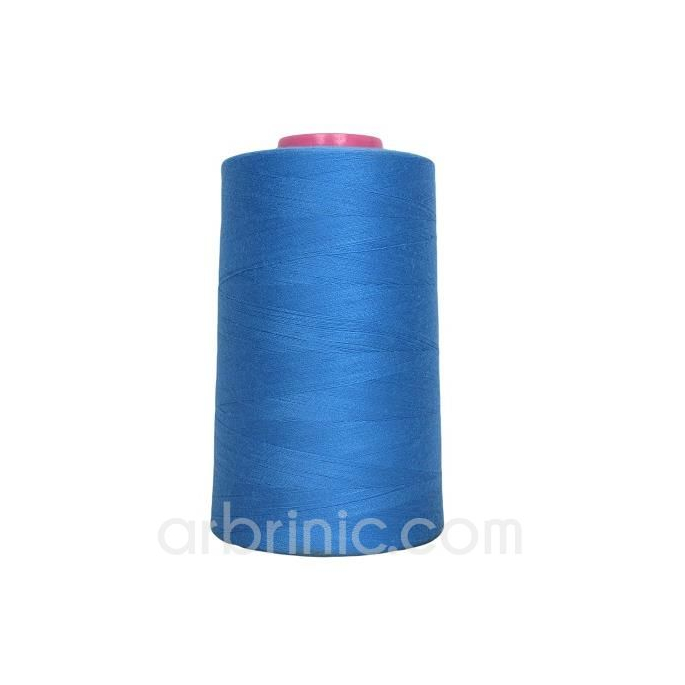Polyester Serger and sewing Thread Cone (4573m) French Blue