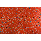 Coton imprimé Pin Scatter Orange Michael Miller par 10cm