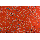 Cotton Print Pin Scatter Orange Michael Miller per 10cm