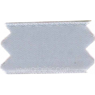 Satin Ribbon double face 25mm Light Grey (by meter)