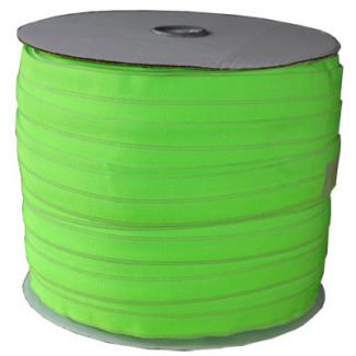 Fold Over Elastic 1 inch Neon green (100m roll)