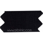 Satin Ribbon double face 25mm Black (by meter)