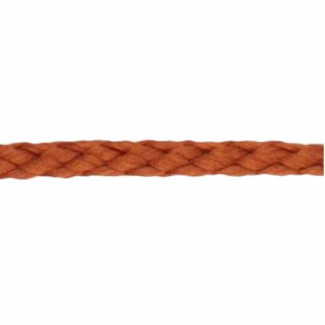 Braided Poly Cord 5mm Brown (by meter)