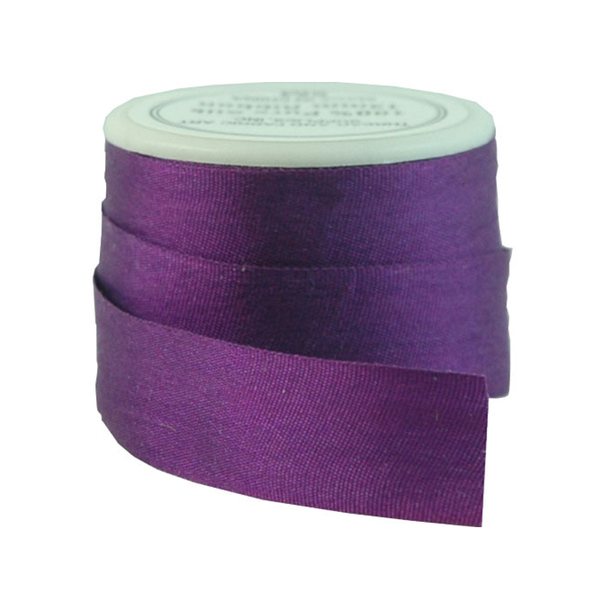 Silk Ribbon 13mm Purple (5m spool)