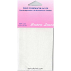 Pièce thermocollante - Percale coton Blanc