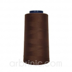 Polyester Serger and sewing Thread Cone (2743m) Brown