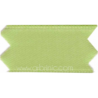 Ruban Satin double face 11mm Vert Clair (au mètre)