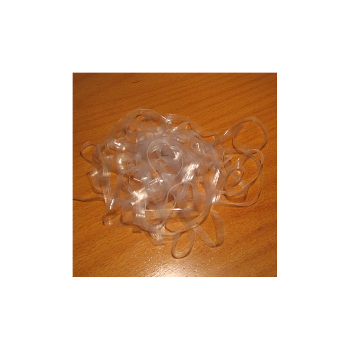 Elastique transparent 6mm (type lastin) (500g)