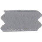 Satin Ribbon double face 25mm Grey (by meter)