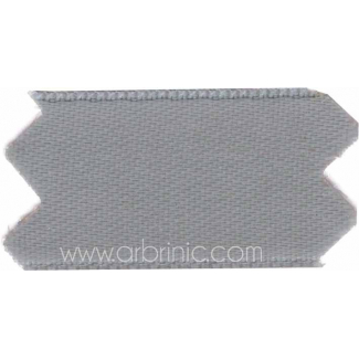 Satin Ribbon double face 25mm Grey (by meter)