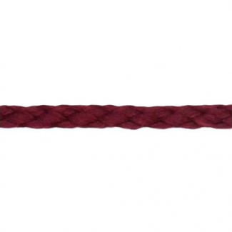 Braided Poly Cord 5mm Burgundy (by meter)