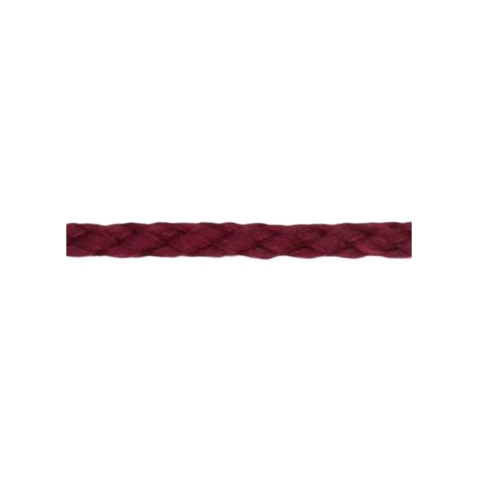 Braided Poly Cord 5mm Burgundy (by meter)