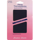 Pièce thermocollante - Coton Marine (x2)