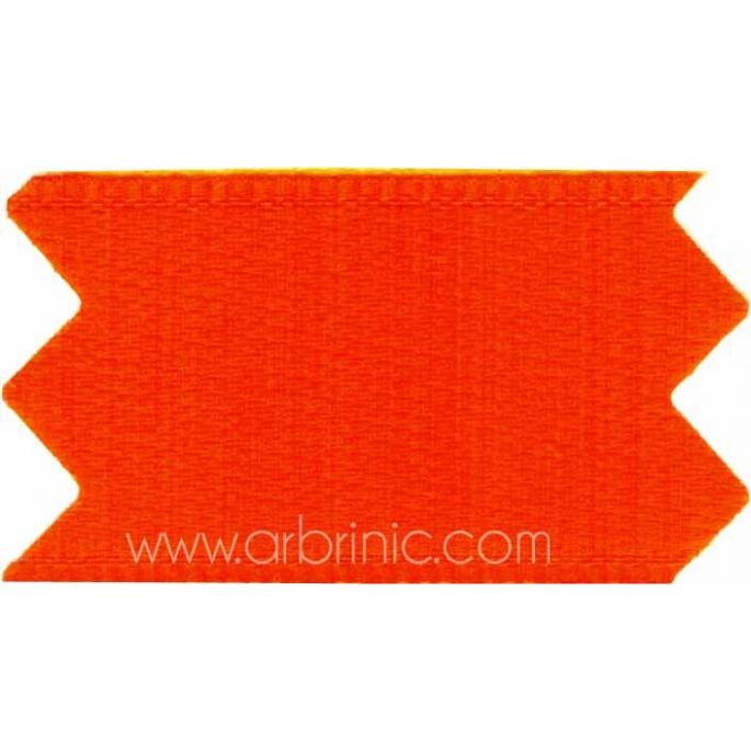 Satin Ribbon double face 25mm Orange (by meter)