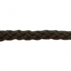 Braided Poly Cord 5mm Dark Brown (by meter)