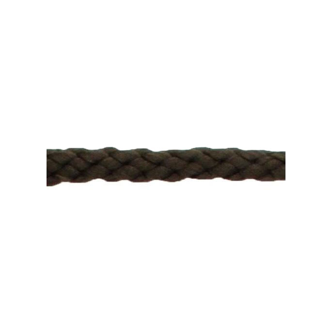 Braided Poly Cord 5mm Dark Brown (by meter)