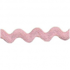 Croquet zigzag 6mm Rose (au mètre)