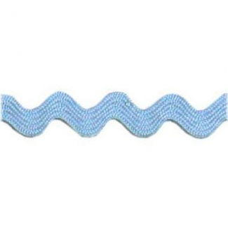 Croquet zigzag 6mm Bleu Ciel (au mètre)