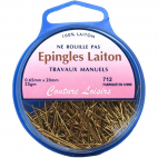 Epingles Travaux Manuels en Laiton 20mm (x450)