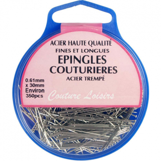 Epingles Couturières longues et fines 30mm (x350)