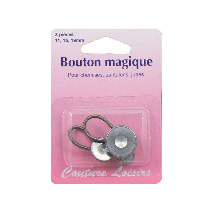 Rallonge Boutons métal 3 tailles (x3)