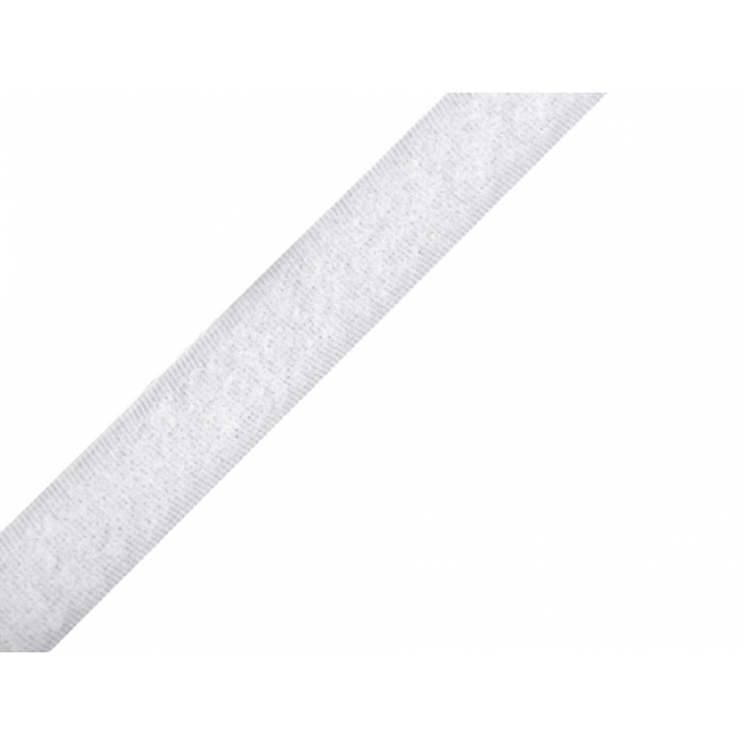 Scratch 3.8cm BOUCLE seule Blanc (au mètre)