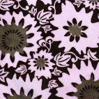 Minky - Pink Flowers - Robert Kaufman (per meter)