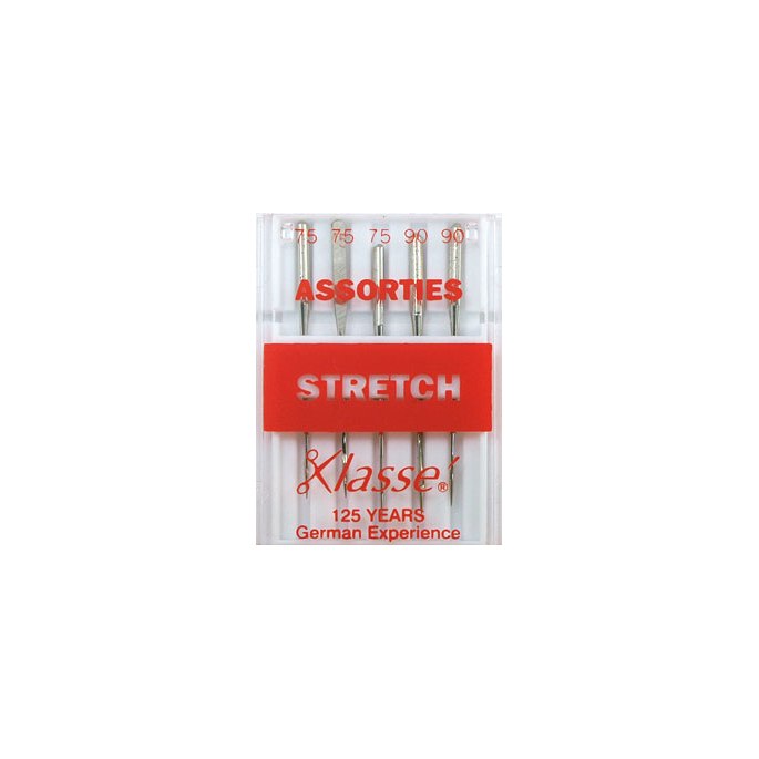 Machine needles Stretch Assorted sizes 75-90 (x5)