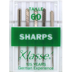 Machine needles Sharp 60/8 (x5)