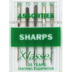 Aiguilles Machine Sharp Assortiment 60-70-80 (x5)