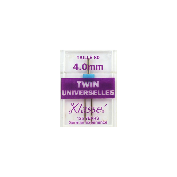 Machine Twin needles Universal 4.0mm 80/12