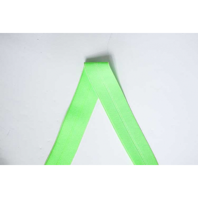 Biais élastique 2.5cm Neon green (1m)