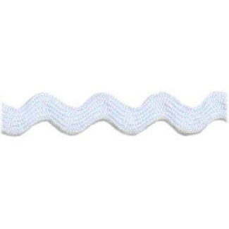 Croquet zigzag 6mm Blanc (au mètre)