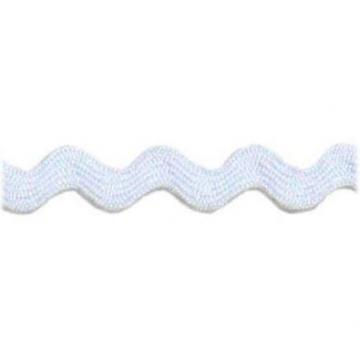 Ric rac 6mm White (by meter)