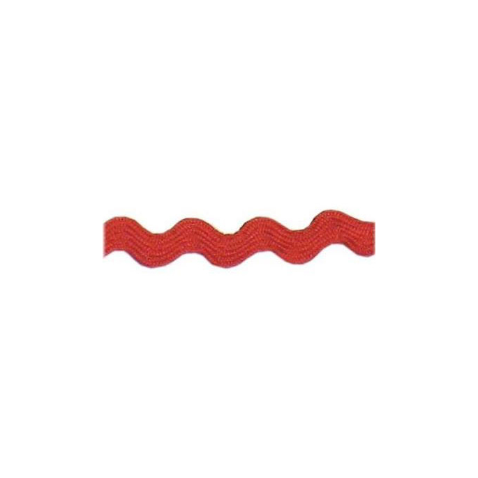 Ric rac 6mm Red (by meter)