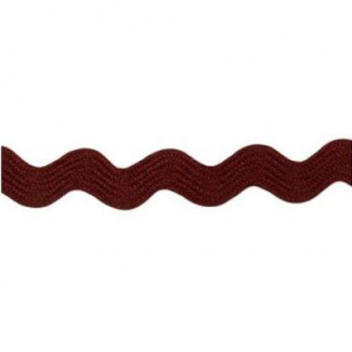 Ric rac 6mm Burgundy (by meter)