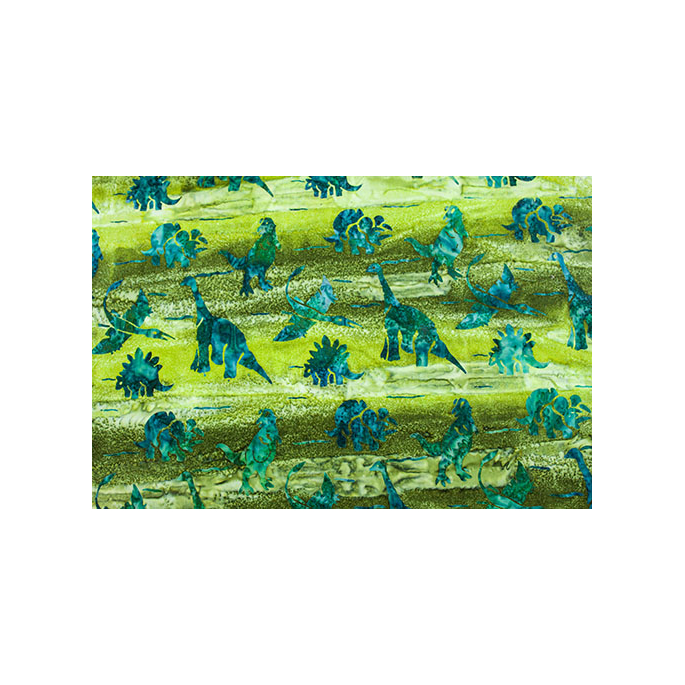 Cotton Green Dinos (per 10cm)