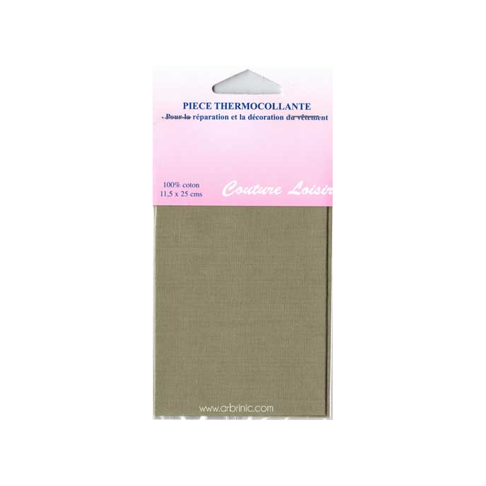 Iron-on mender - Lightweight cotton Beige