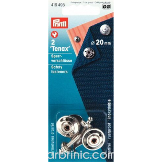 TENAX Safety fasteners for hard materials (x2)