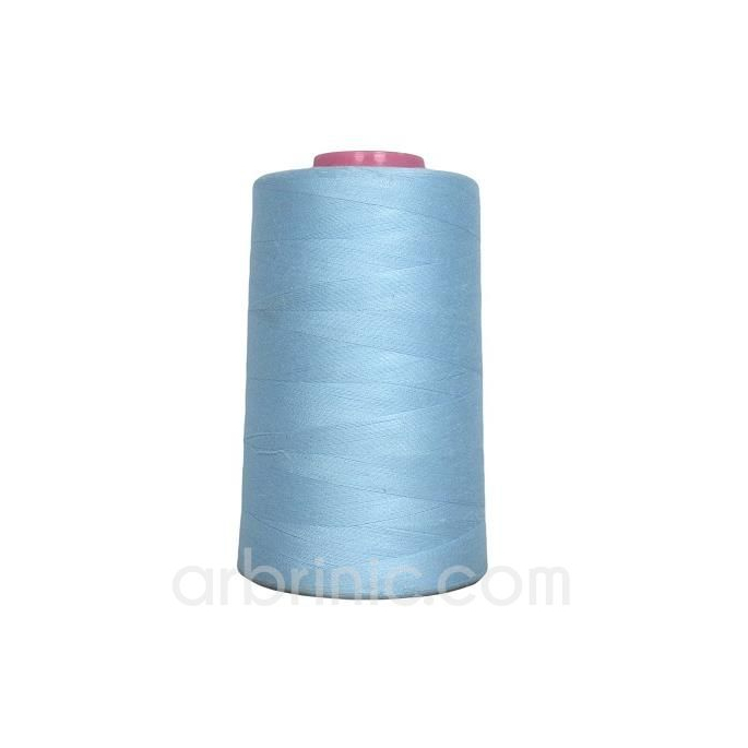 Polyester Serger and sewing Thread Cone (4573m) Light Blue