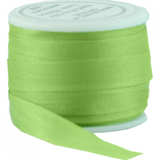 Ruban Soie 7mm Lime (bobine 10m)