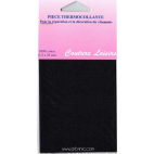 Pièce thermocollante - Percale coton Noir