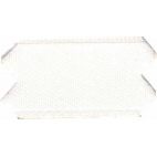 Satin Ribbon double face 25mm White (by meter)