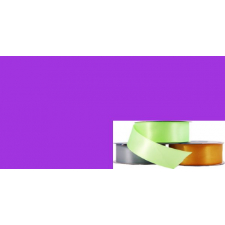 Satin Ribbon 25mm Purple (20m roll)