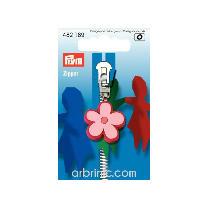 Zip puller Flower PRYM