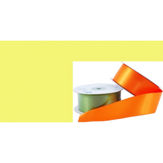 Satin Ribbon 38mm Yellow (20m roll)