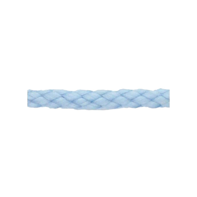 Braided Poly Cord 5mm Light Blue (by meter)