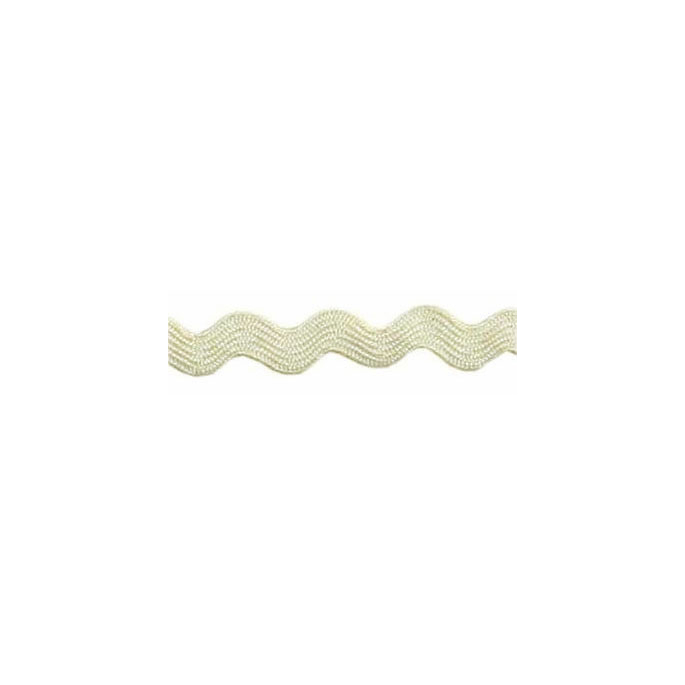 Croquet zigzag 6mm Ecru (au mètre)